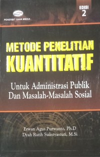 Image of Metode Penelitian Kuantitatif